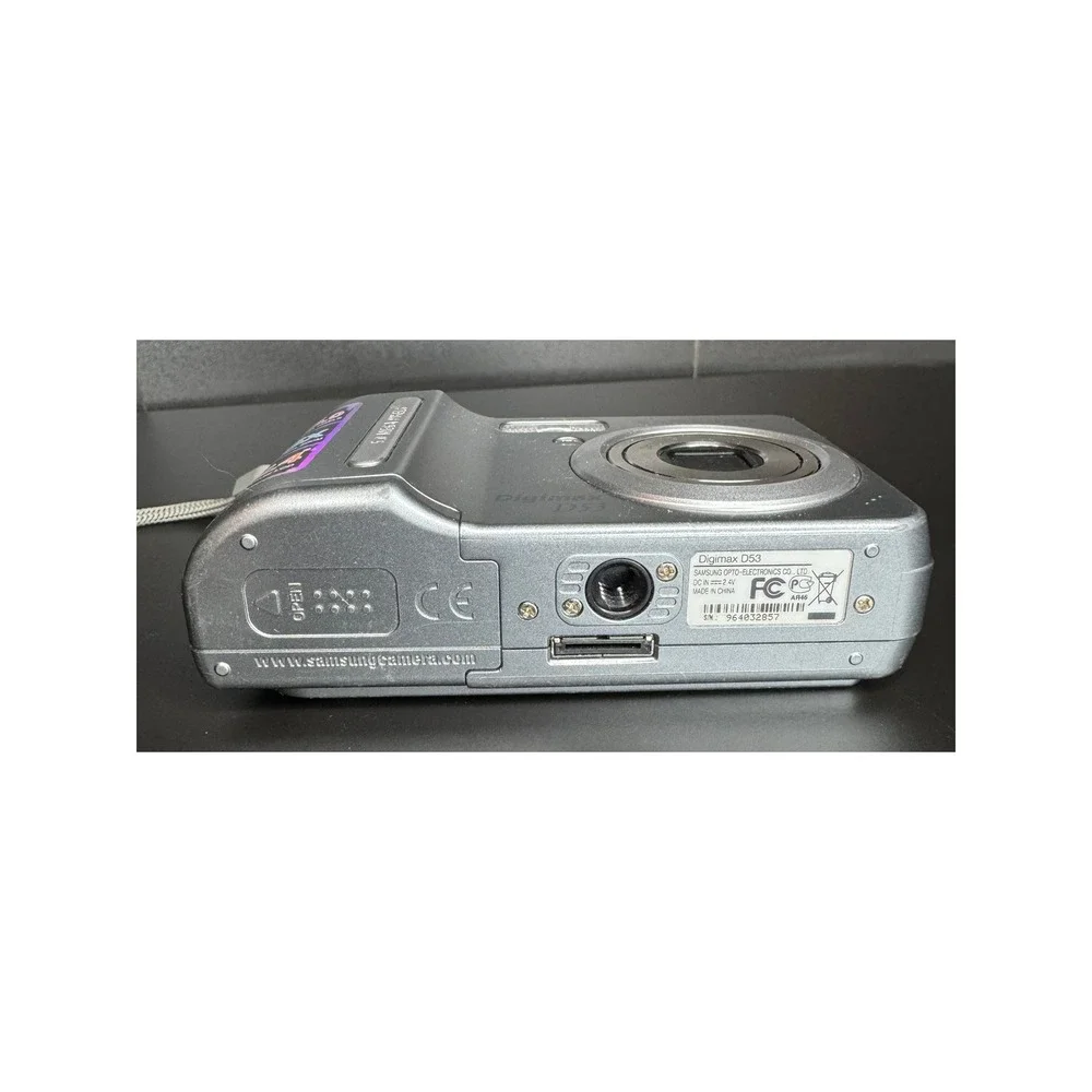 Samsung Digimax D53 Digital Camera Silver 5MP *READ*